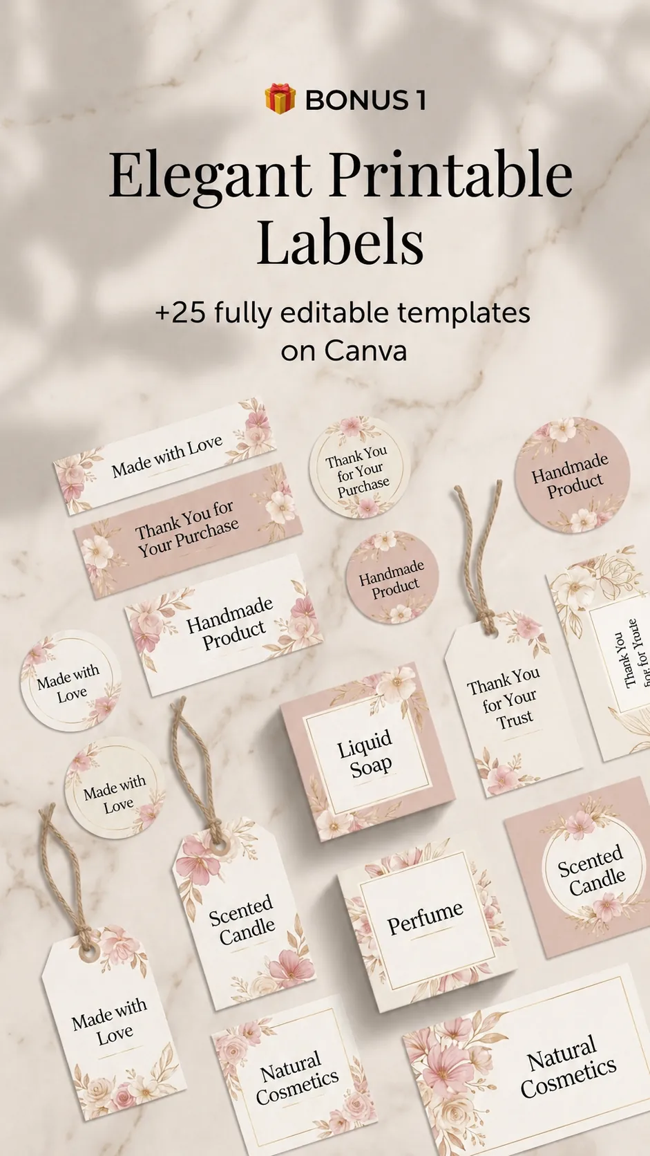 Elegant Printable Labels