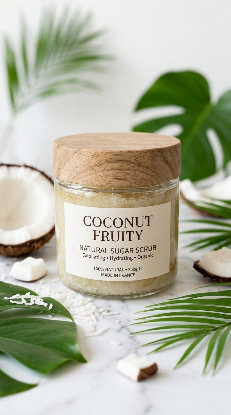 Handmade Coconut sugar scrub